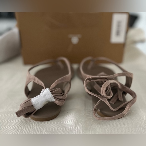 Haven Suede Wrap-Up Thong Sandals Color Mica Size 8M New With Tags - Picture 6 of 8